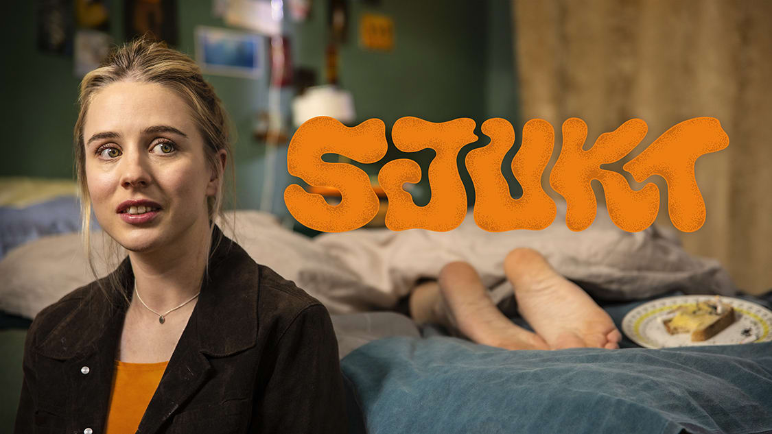 Karaktären Alice i Lisa Ambjörns serie Sjukt. Foto: Malin Gutke /Nexiko