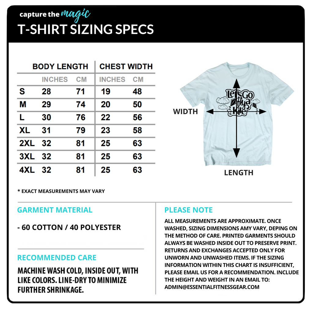 Basic Sizing Information  Clothing size chart, Shirts, Size chart