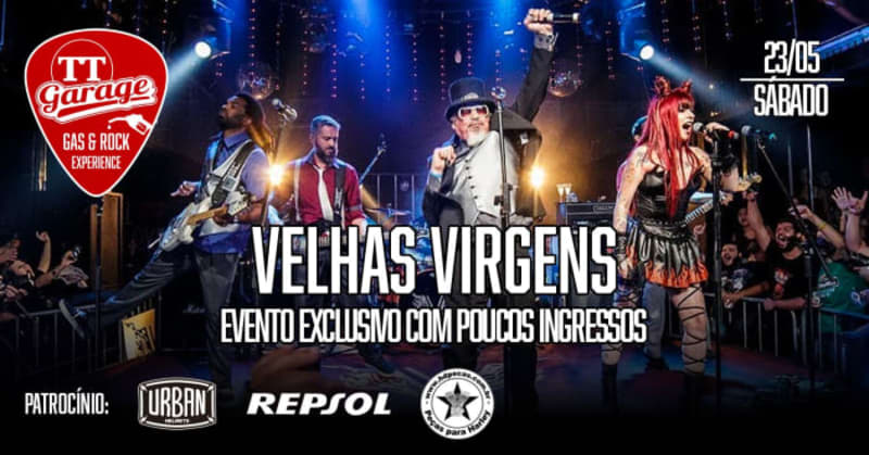 Velhas Virgens no 2o TT Garage Gas & Rock Experience @ Rio De Janeiro - RJ