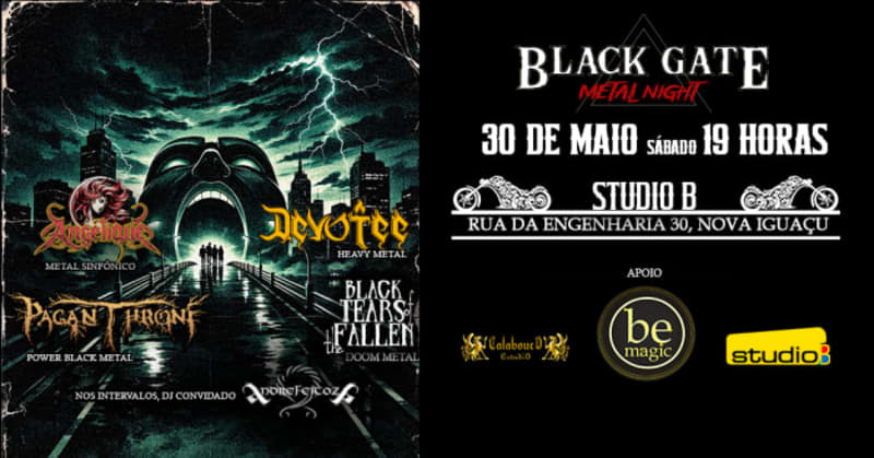 BLACK GATE Metal Night @ Nova Iguaçu - RJ