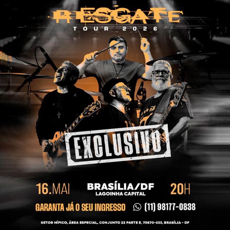 Resgate Tour 2026 em Brasília @ Brasília - DF