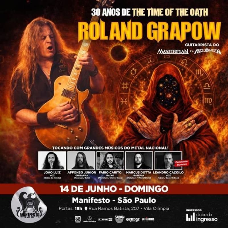 Roland Grapow - 30 Anos Time of The Oath @ São Paulo - SP