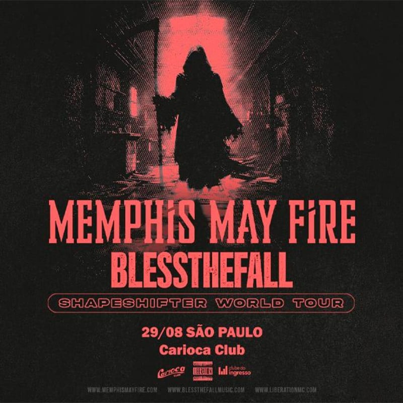 Memphis May Fire e Blessthefall @ São Paulo - SP