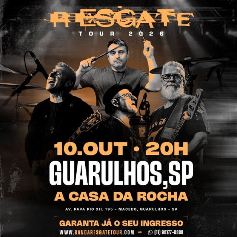 Resgate Tour 2026 em Guarulhos @ Guarulhos - SP