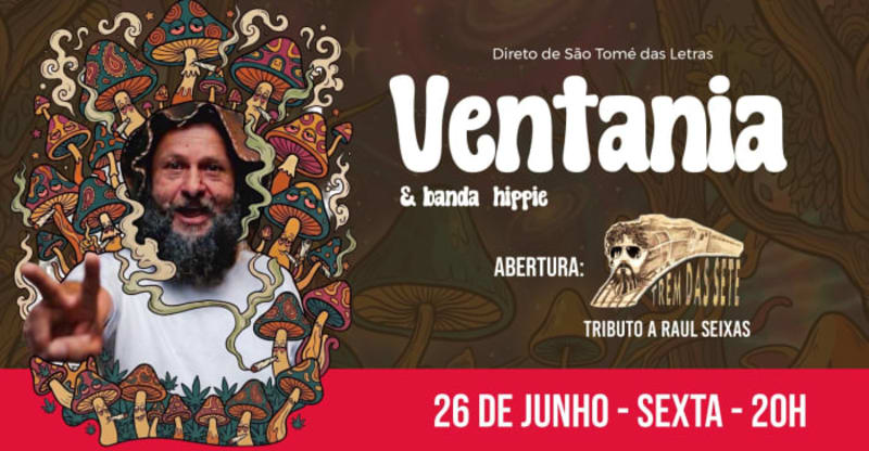 Ventania & Banda Hippie + Trem das Sete (Raul Seixas) @ Belo Horizonte - MG