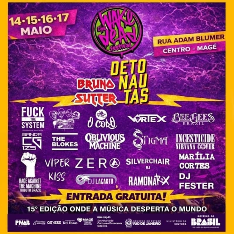 Wake the Dead Festival 2026 - Edição Gratuita @ Magé - RJ