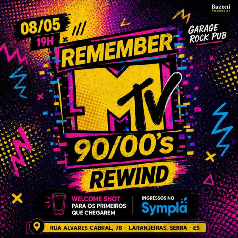 Remember MTV anos 90/2000 @ Serra - ES