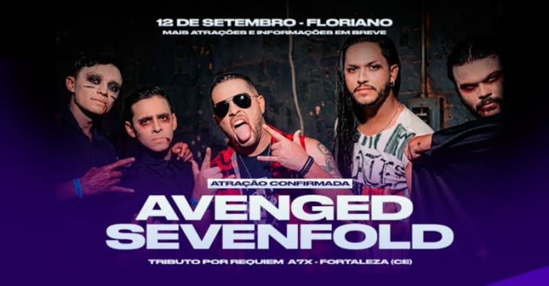 Rock Fest - 12 de Setembro - Avenged Sevenfold Tributo @ Floriano - PI