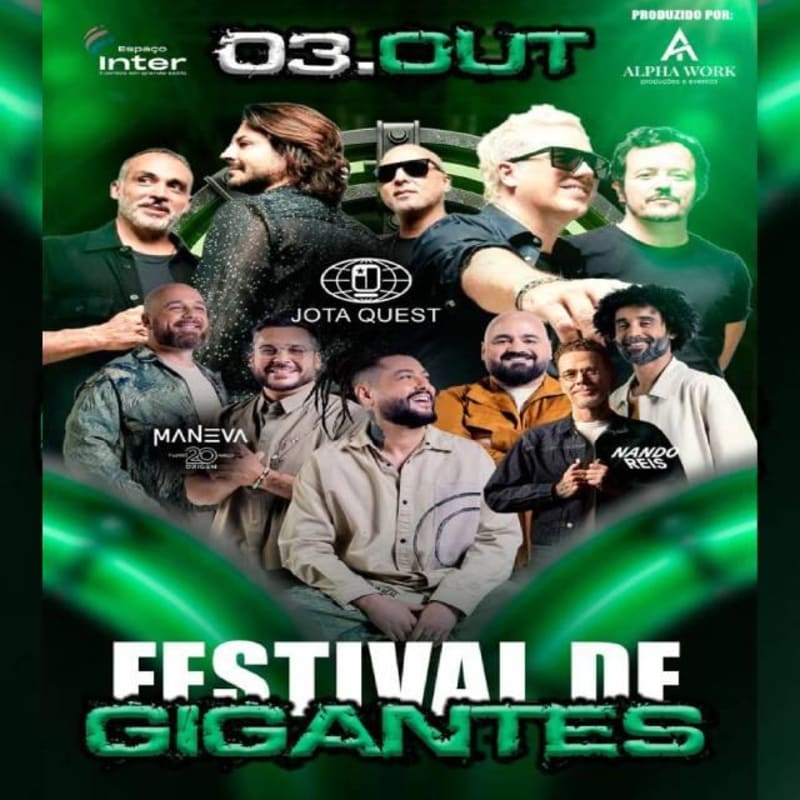 Festival de Gigantes – O Evento que vai parar Guarulhos @ Guarulhos - SP