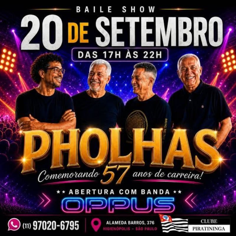 Pholhas - 57 Anos de Sucesso @ São Paulo - SP