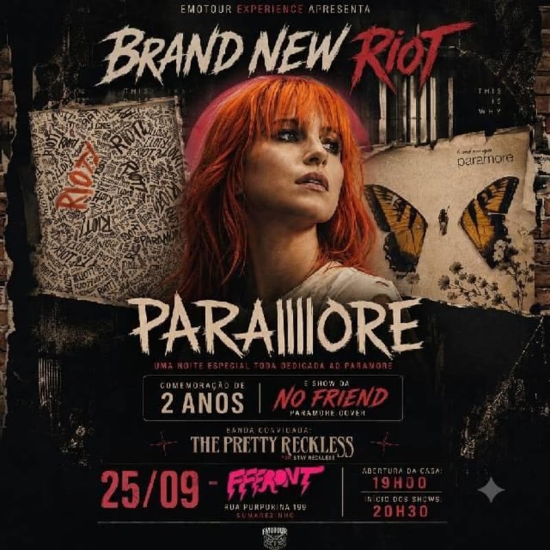 Paramore – Emotour Experience no FFFront @ São Paulo - SP
