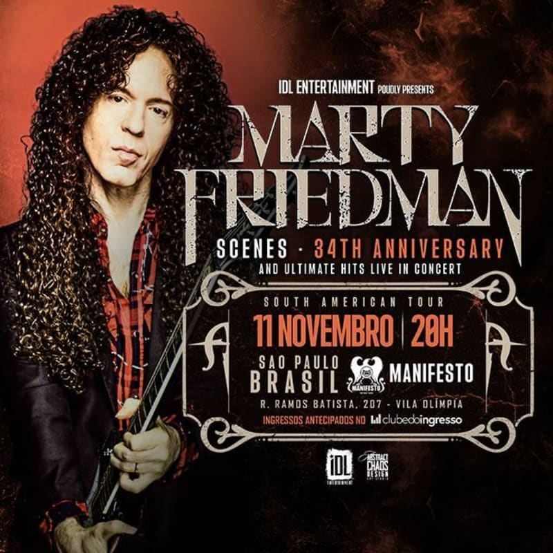 Marty Friedman em São Paulo @ São Paulo - SP
