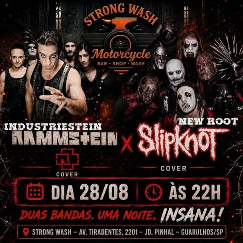 Covers: Rammstein e Slipknot @ Guarulhos - SP