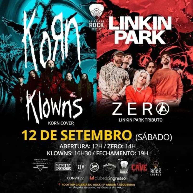 LINKIN PARK (Zero) + KORN (Klowns) @ São Paulo - SP