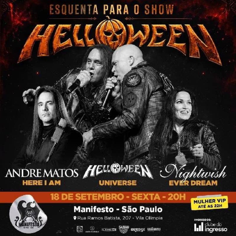 Covers: Helloween - Nightwish - André Matos @ São Paulo - SP