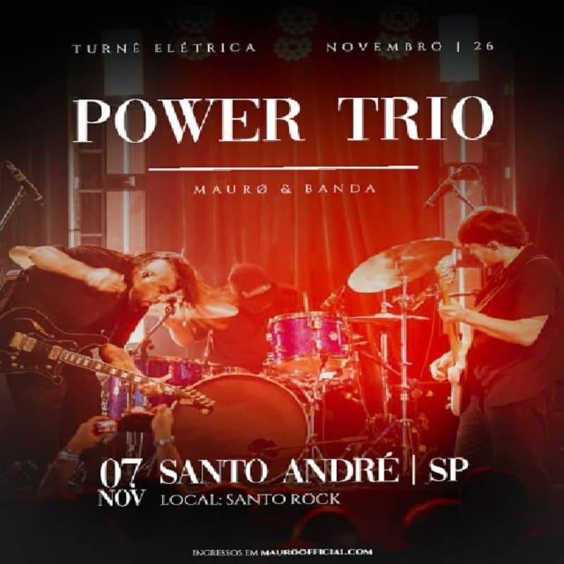 Mauro Power Trio - Santo André @ Santo André - SP
