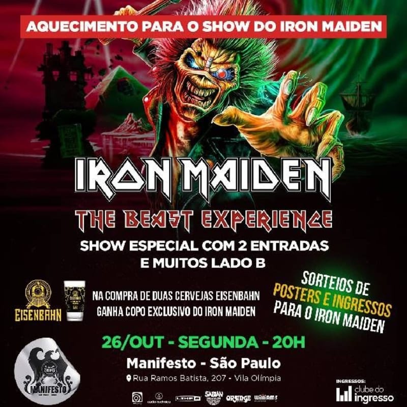 Beast Experience - Esquenta para o Show do Maiden @ São Paulo - SP