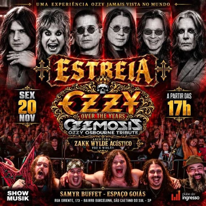Ozzy Over The Years @ São Caetano Do Sul - SP
