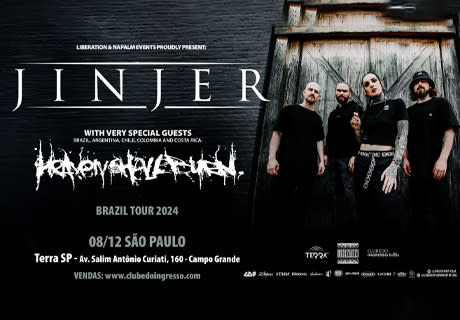Jinjer and Heaven Shall Burn in Sao Paulo @ São Paulo - SP