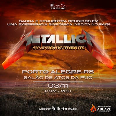 Tributo Sinfônico ao Metallica @ Porto Alegre - RS