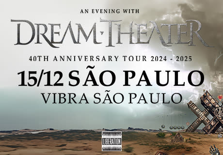 Turnê de Aniversário de 40 anos do Dream Theater - São Paulo @ São Paulo - SP