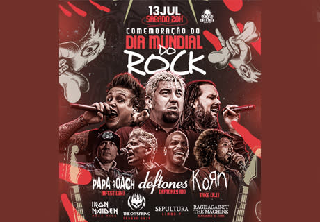 Comemoração Dia Mundial do Rock @ Vila Velha - ES