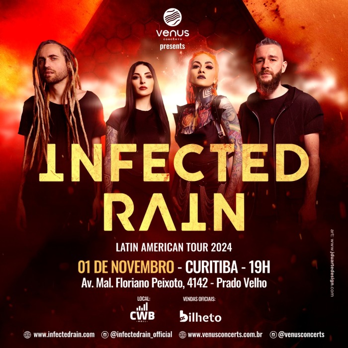 Infected Rain - Curitiba @ Curitiba - PR