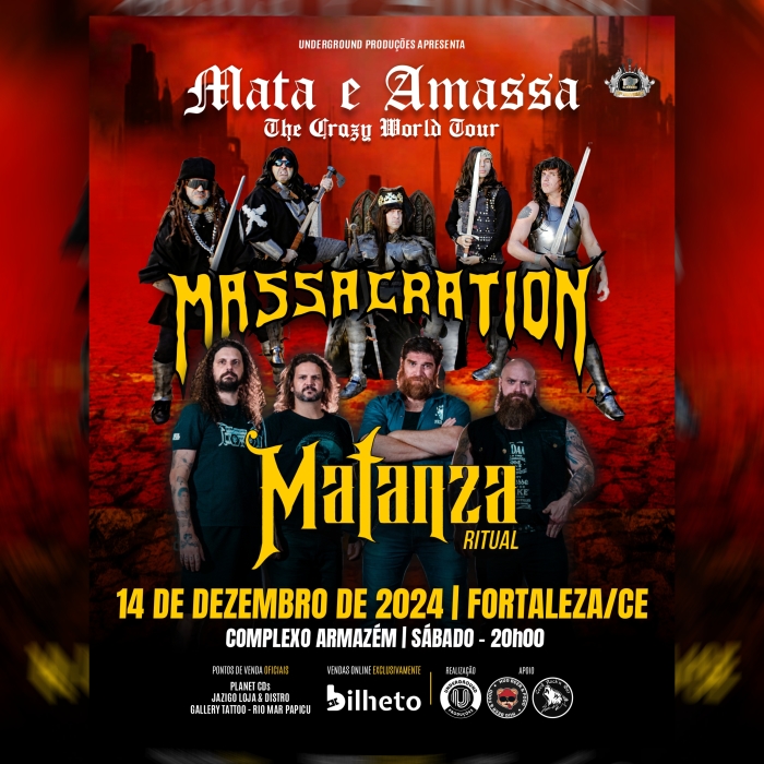 mata e amassa - the crazy world tour @ Fortaleza - CE
