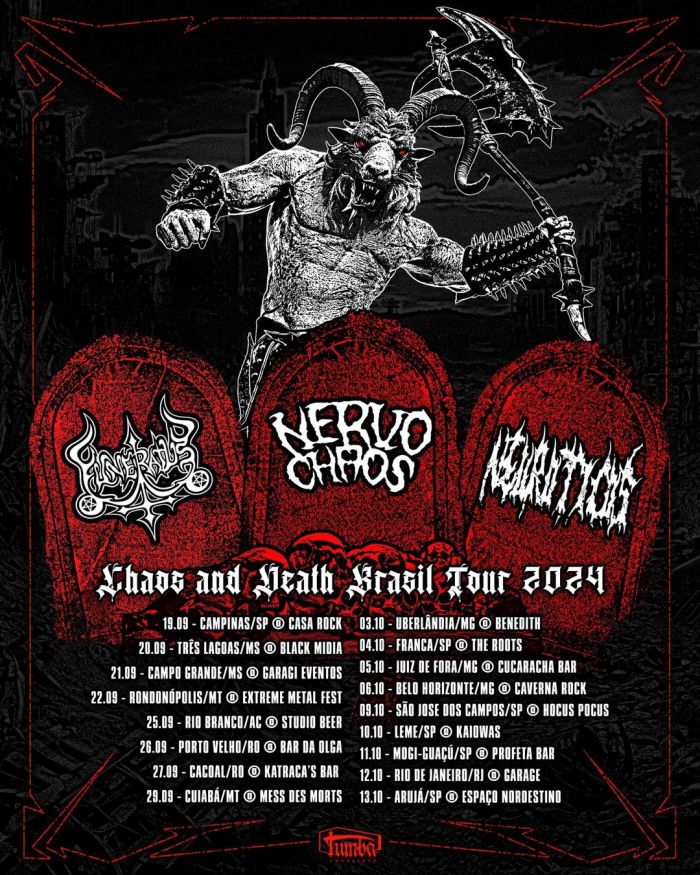 Chaos and Death Brasil Tour 2024 @ Campinas - SP