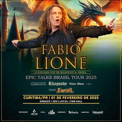 Fabio Lione - Epic Tales Brasil Tour @ Curitiba - PR