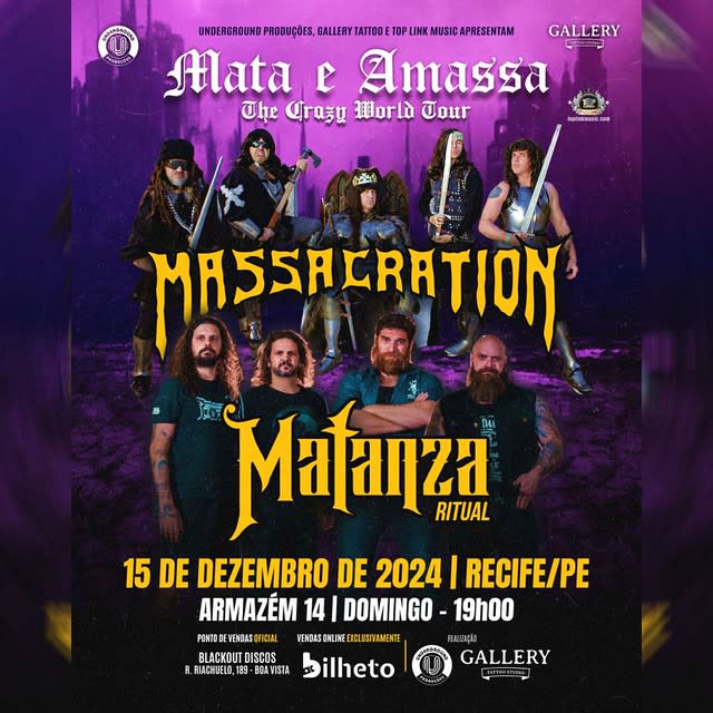 Mata e Amassa - The Crazy World Tour @ Recife - PE