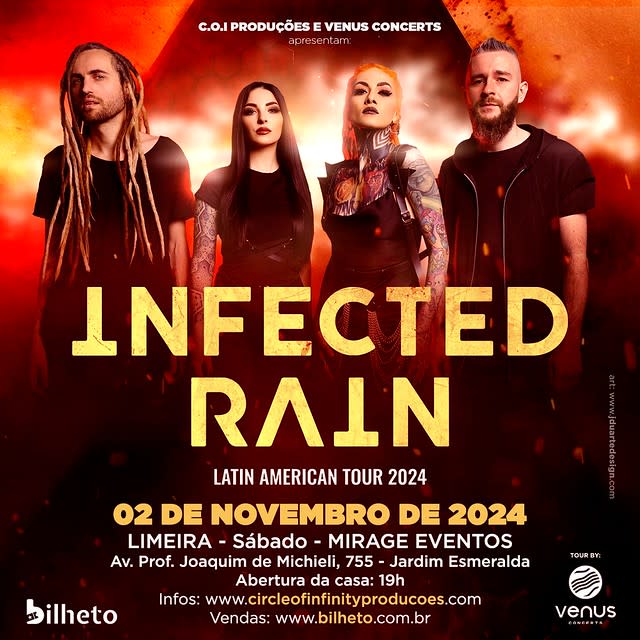 Infected Rain @ Limeira - SP