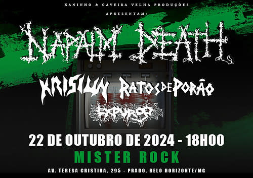 Napalm Death @ Belo Horizonte - MG