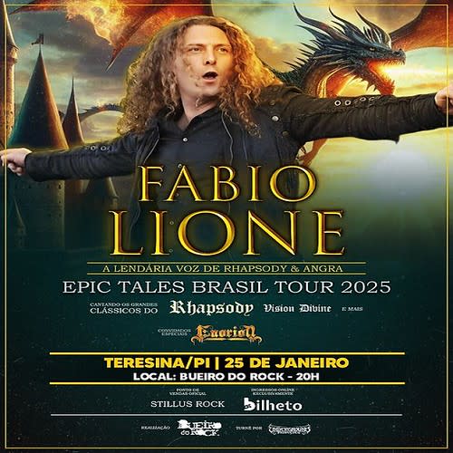 Fabio Lione - Epic Tales Brasil Tour @ Teresina - PI