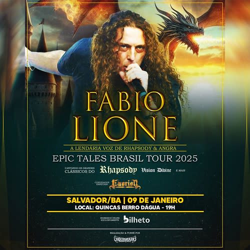 Fabio Lione - Epic Tales Brasil Tour @ Salvador - BA