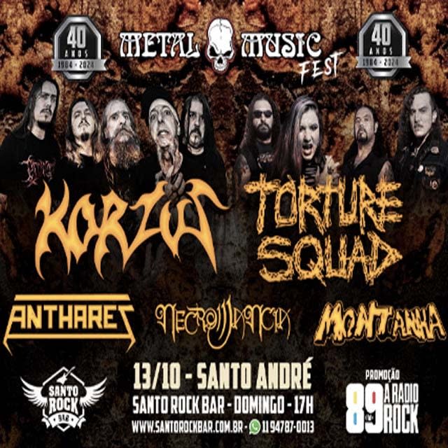 Metal Music Fest 40 Anos @ Santo André - SP