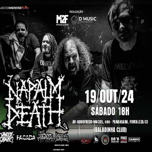 Napalm Death em Fortaleza @ Fortaleza - CE