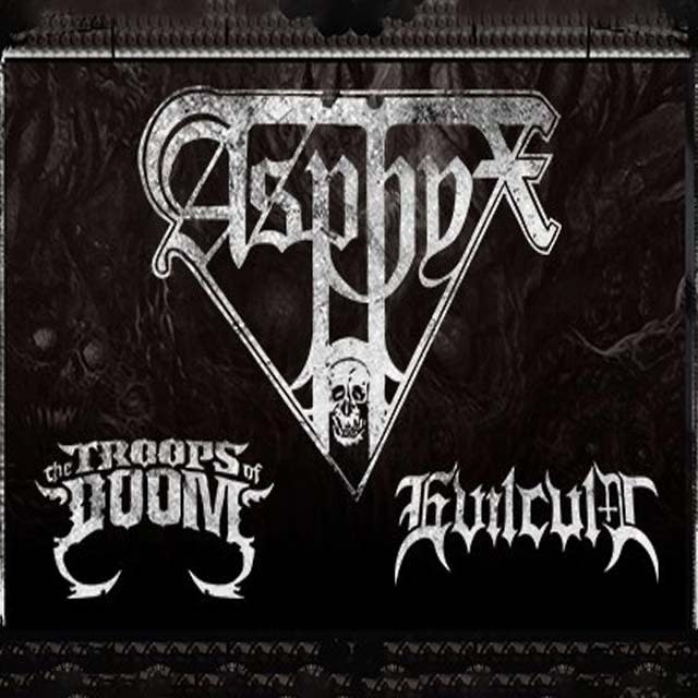 Asphyx, The Troops of Doom e Evilcult em Belo Horizonte @ Belo Horizonte - MG