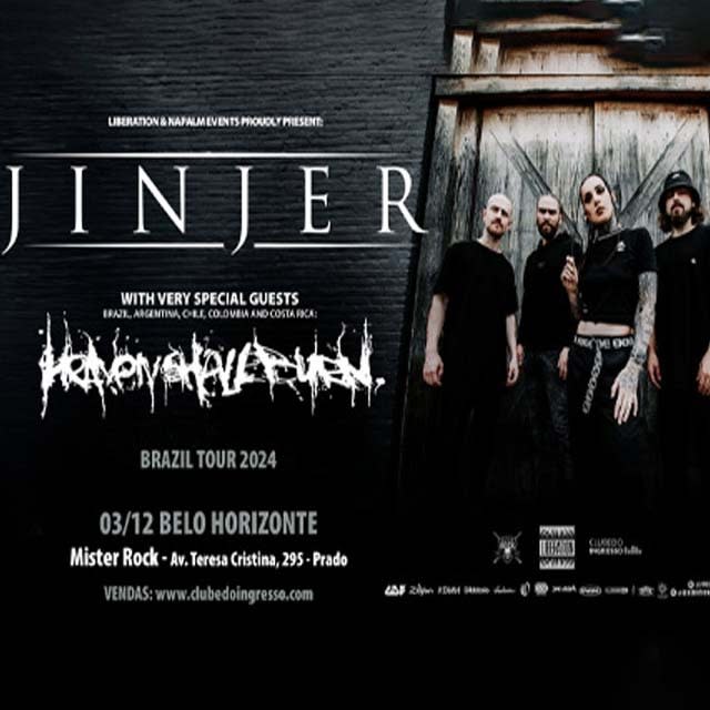 Jinjer e Heaven Shall Burn em Belo Horizonte @ Belo Horizonte - MG