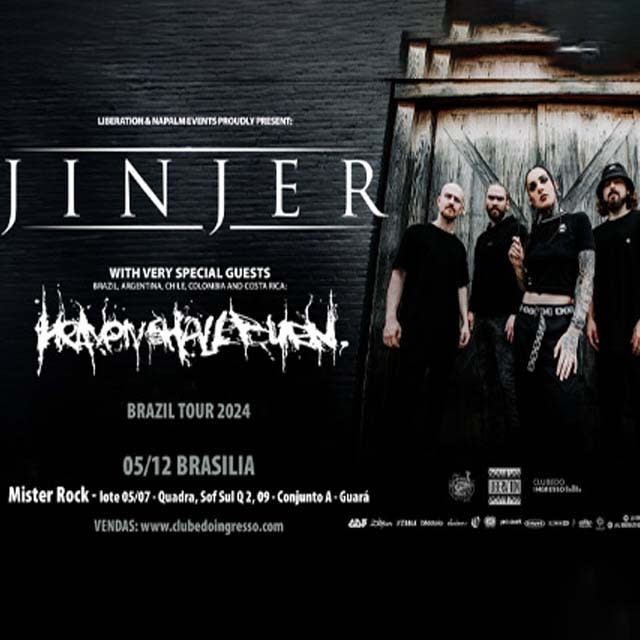 Jinjer e Heaven Shall Burn em Brasília @ Brasília - DF