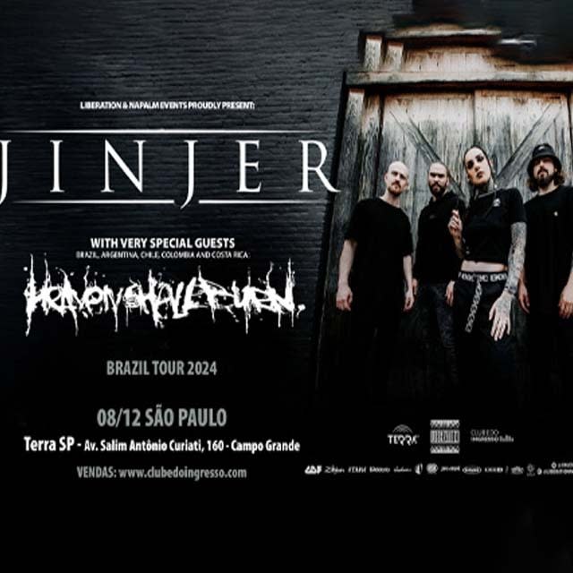 Jinjer e Heaven Shall Burn em São Paulo @ São Paulo - SP