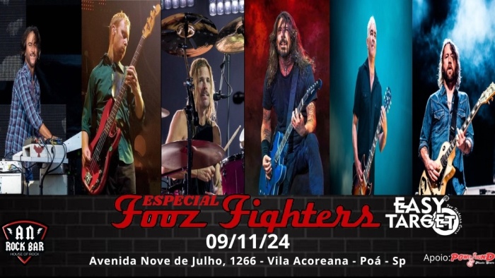 Especial Foo Fighters (Easy Target) @ Poá - SP