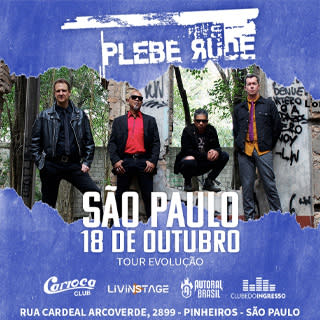 Plebe Rude - Tour Evolução @ São Paulo - SP