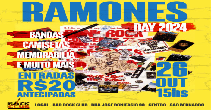 Ramones Day 2024 - São Bernardo Do Campo - São Paulo @ São Bernardo Do Campo - SP