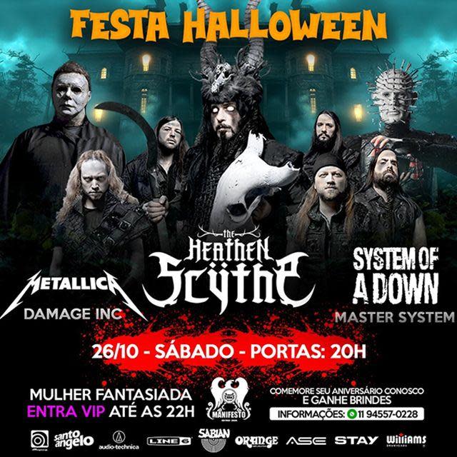 Halloween Party II - Covers: Metallica - System Of A Down - The Heathen Scÿthe @ São Paulo - SP