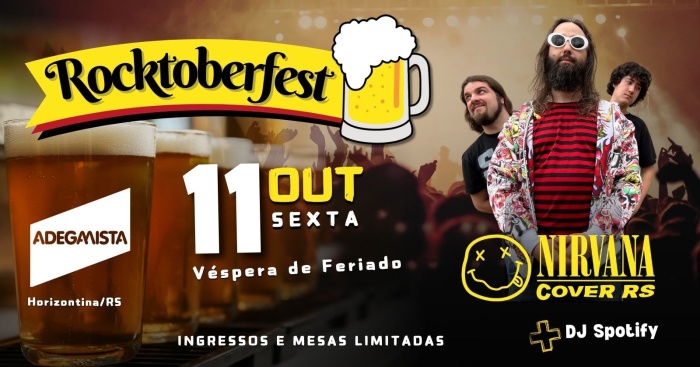 Rocktoberfest Na Adegamista - Show Com Nirvana Cover Rs @ Horizontina - RS