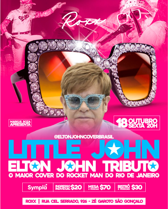 Elton John Tributo - Little John O Maior Cover Do Rocket Man Do Rio De Janeiro ! @ São Gonçalo - RJ