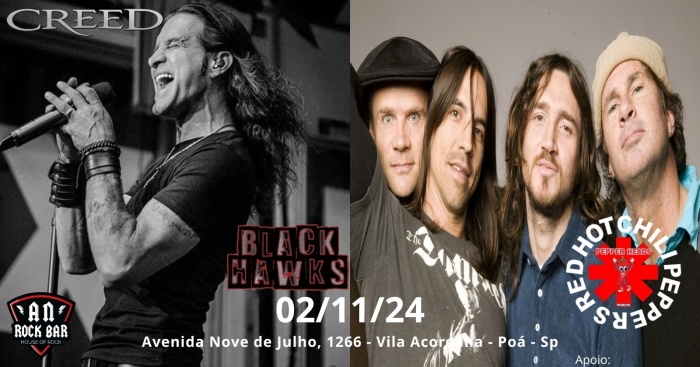 Creed Cover & Red Hot Chili Peppers Tributo @ Poá - SP