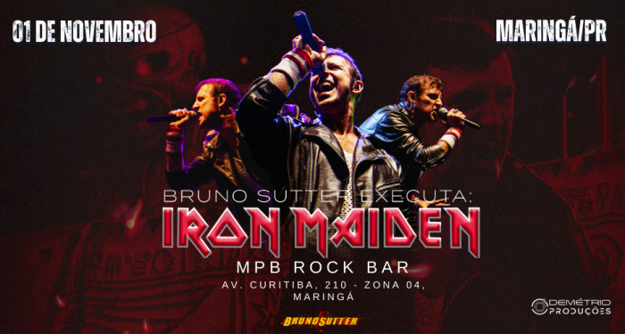 Bruno Sutter Executa Iron Maiden Em Maringá/Pr @ Maringá - PR