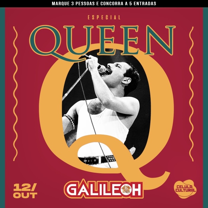 12/10 (Sab) Queen + Clássicos Do Rock @ Florianópolis - SC